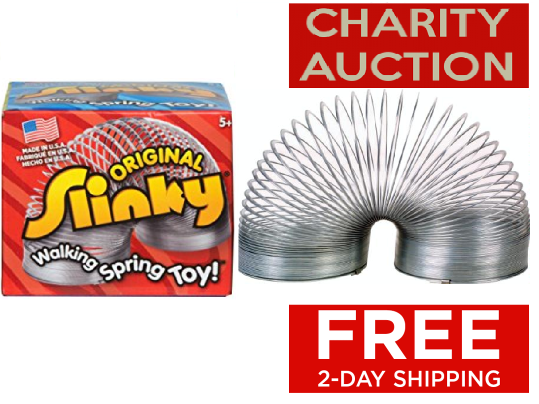 Slinky Metal Vintage Walking Down Stairs Funny Springs Kids Classic Toy