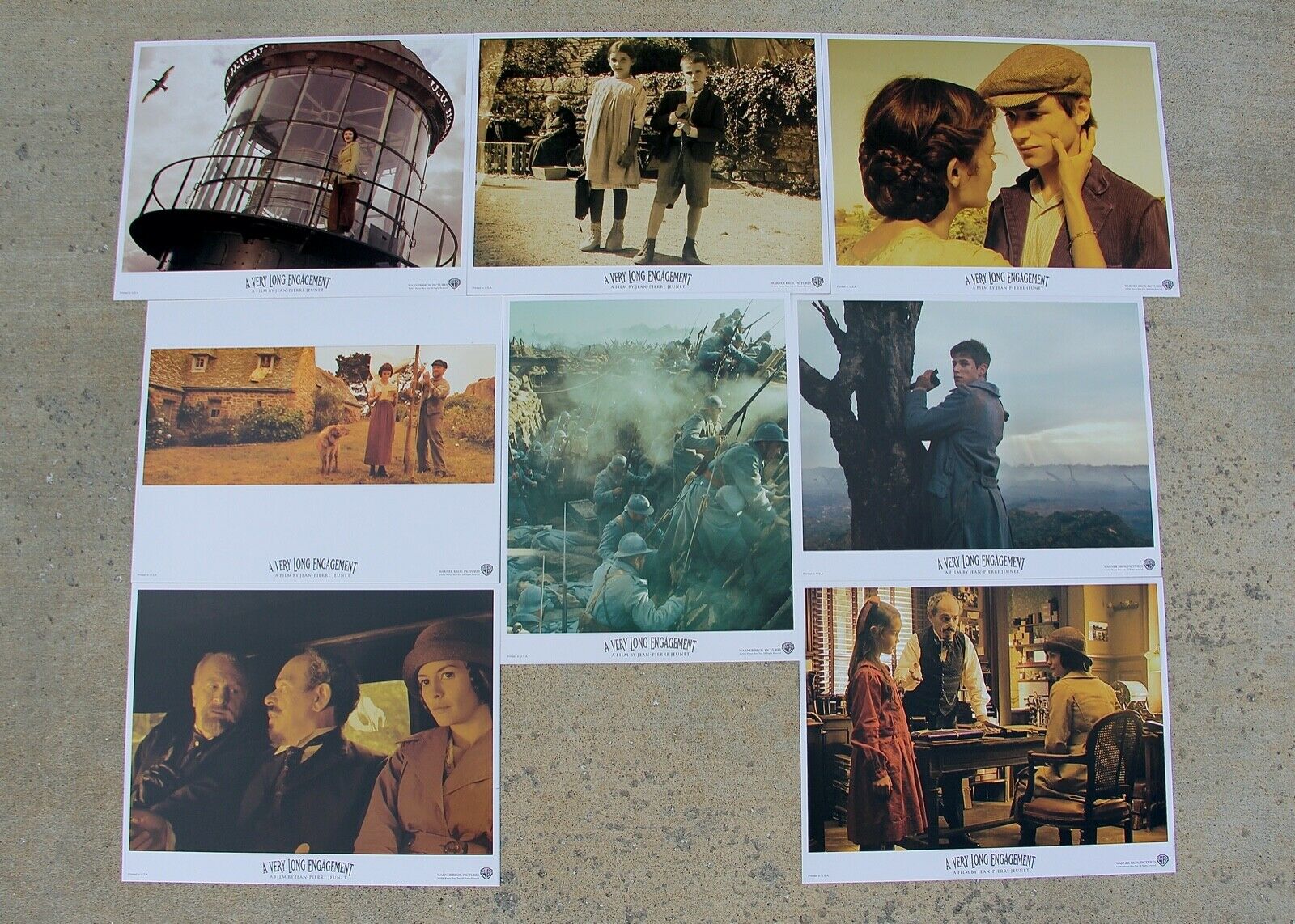 A Very Long Engagement Lobby Cards, Full Set Of 8!, Audrey Tautou