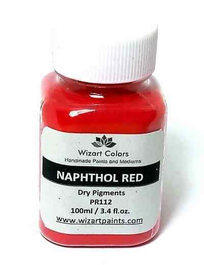 Naphthol Red Pigment Powder For Craft And Art Mixed Media Painting And Cement