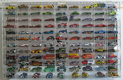 108 Hot Wheels 1:64 Scale Diecast Display Case, Uv Protection Acrylic, Ahw64-108