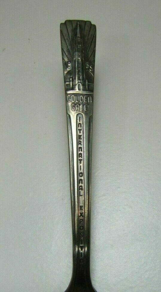 1939 Golden Gate International Exposition Treasure Island Souvenir Spoon