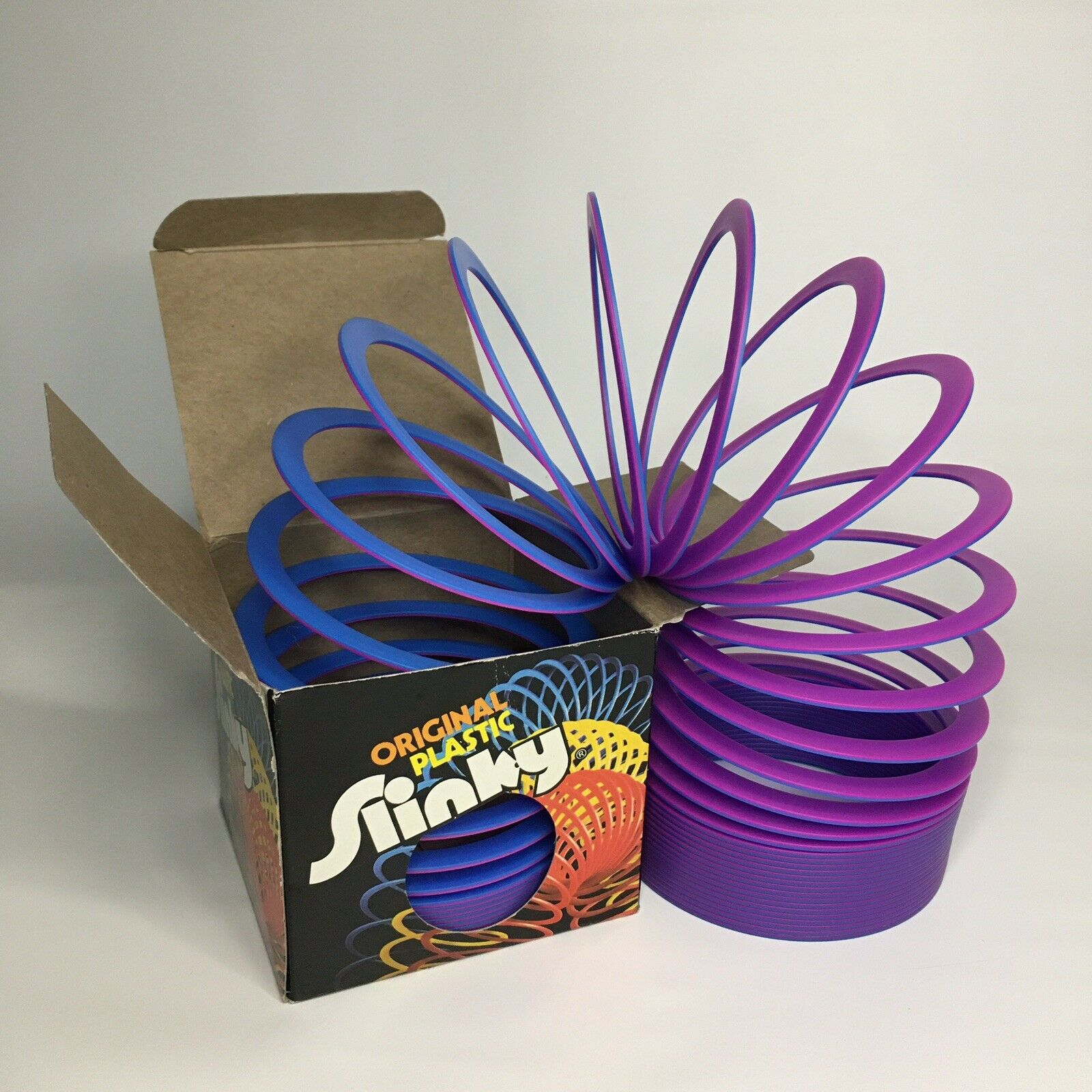 Authentic Vintage Original Purple Plastic Slinky