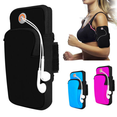 Armband Case Sports Gym Running Jogging Exercise Arm Band Phone Holder Key Bag