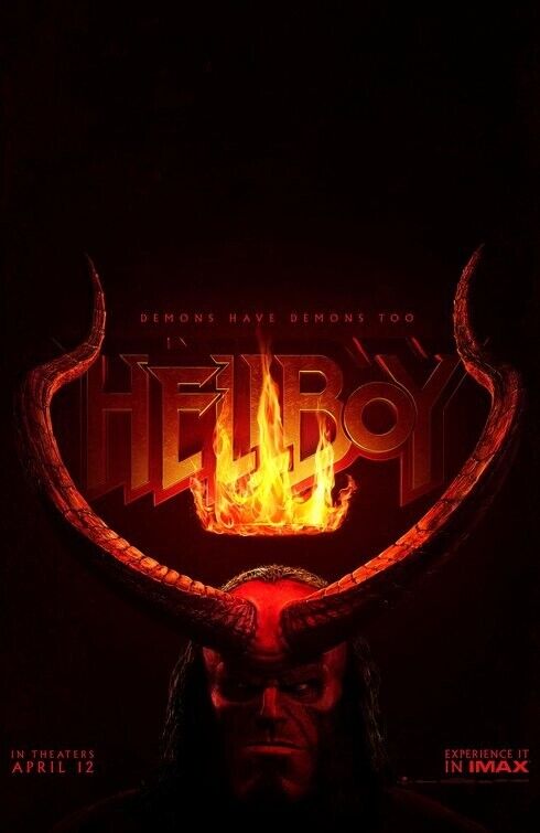 Hellboy Original 27x40 Double Sided Movie Theater Poster
