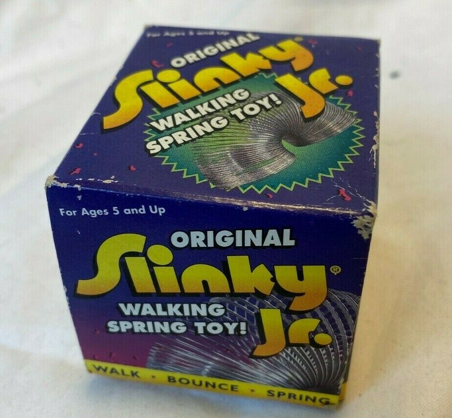 The Original Slinky Metal Slinky Jr. Vintage 125 Walking Spring Toy Bounce New