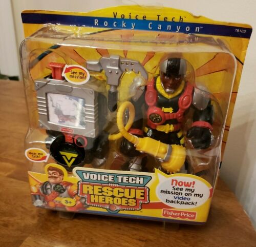 Rescue Heroes Voice Tech Video Mission Rocky Canyon Factory Sealed! Needs Batts!