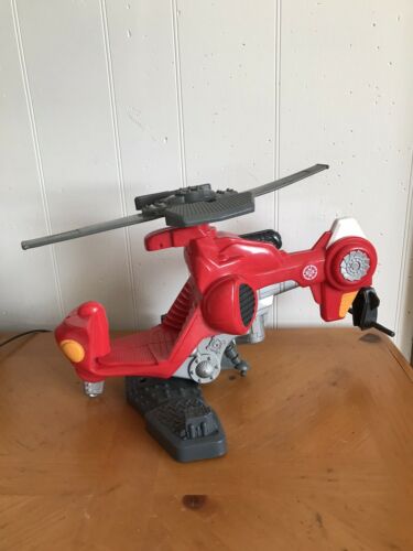 Vintage Fisher-Price Rescue Heroes Response Helicopter Red 15” Offers Accepted