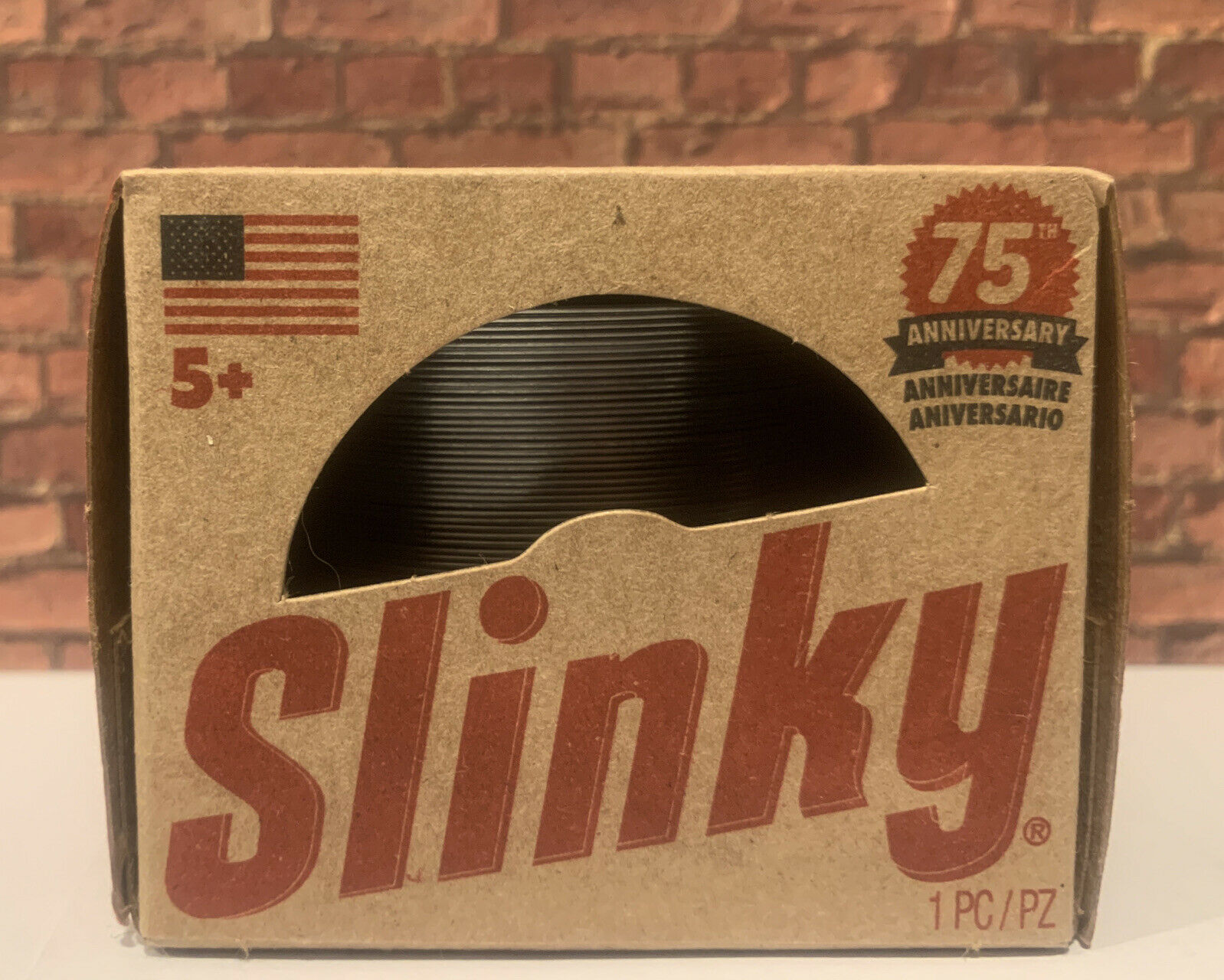 75th Anniversary Metal Slinky Original Brand New! 1 Day Handling,quick Shipping!