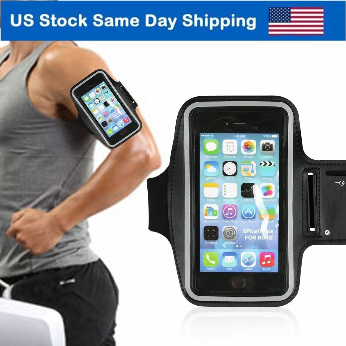 Premium Armband Sports Case Jogging Cover For Apple Iphone 4 5 6 6s Running