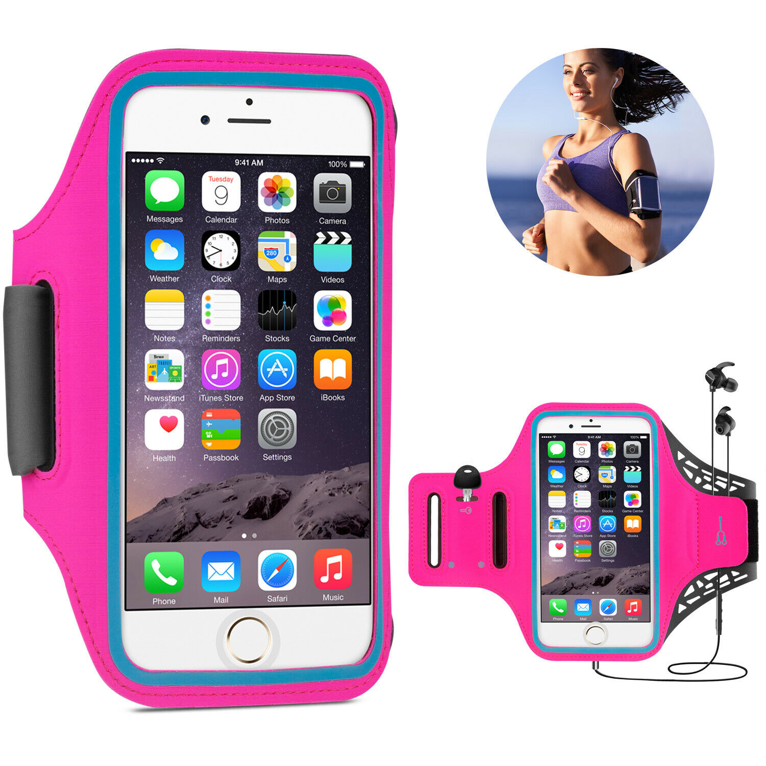Armband Case Sports Running Jogging Gym Holder Arm Band Bag Pouch For Cell Phone