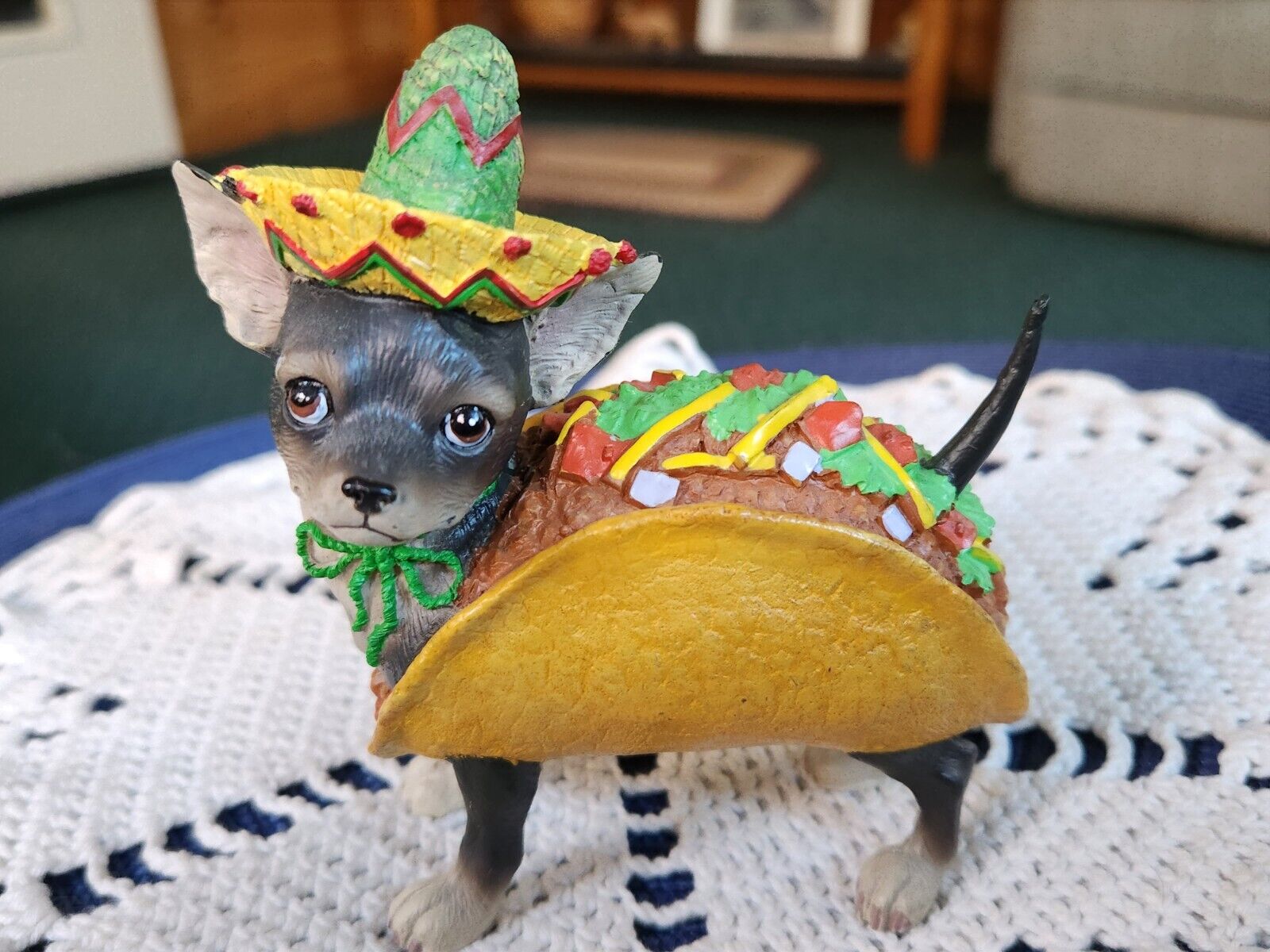 Adorable Aye Chihuahua Figurine Chihuahua Taco