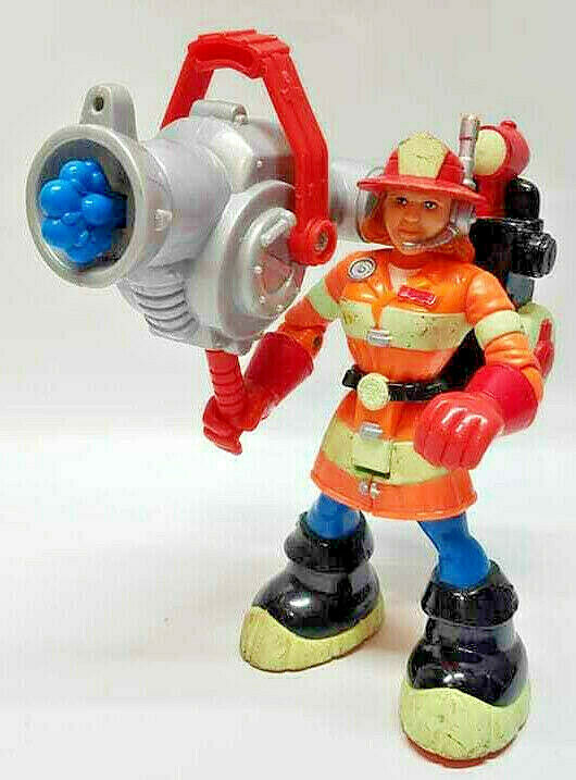 Rescue Heroes Wendy Waters Firefighter with Water Cannon Vintage 1998