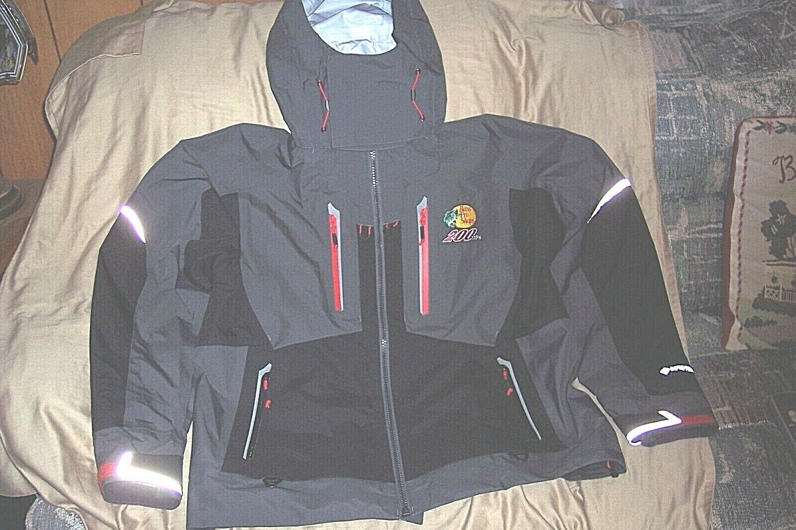 Men Large Goretex Jacket 200 MPH Parka Fishing Parka Goretex Rain Coat Windproof