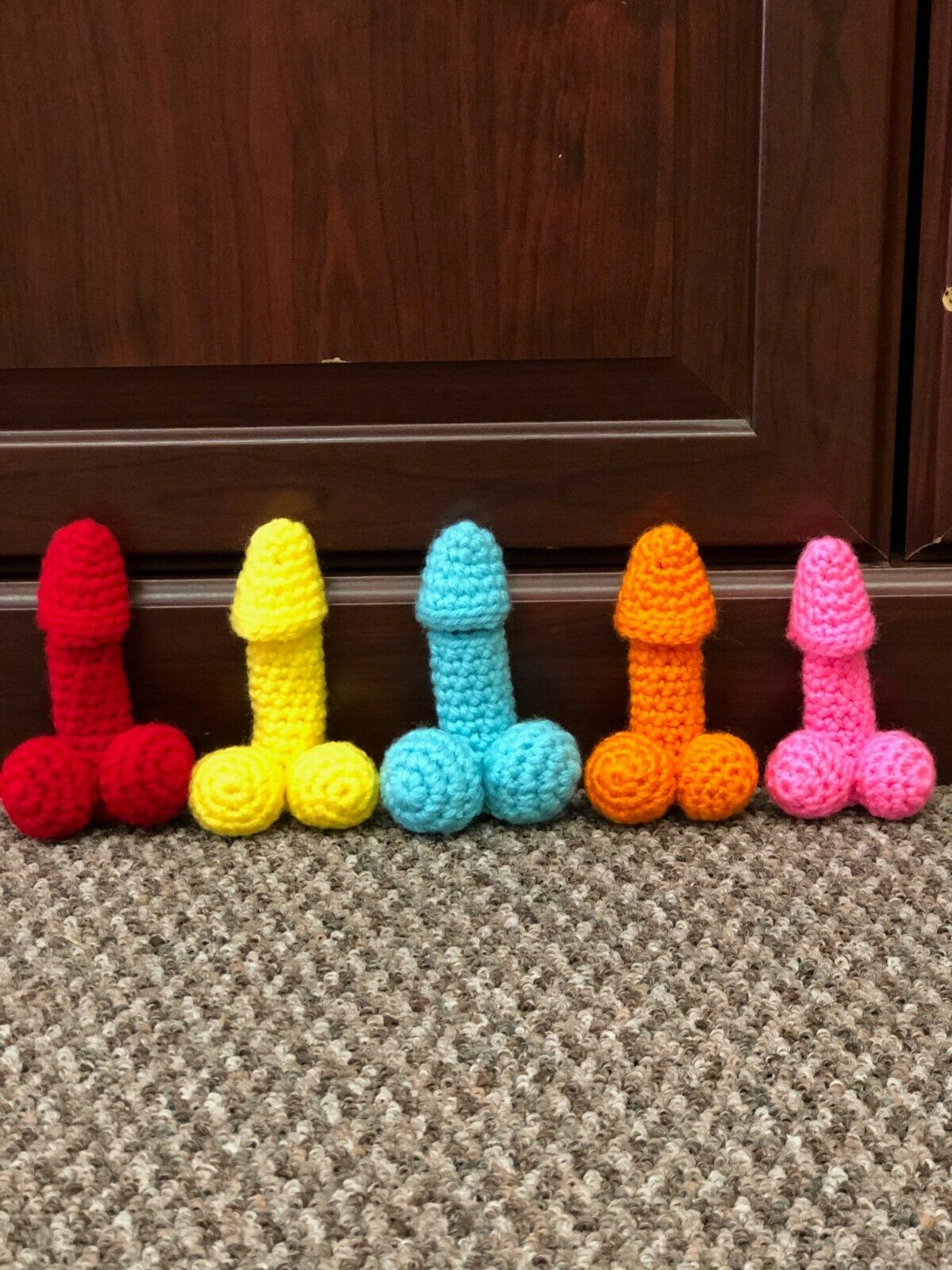 Hand Crochet Custom Penis Lipbalm Chapstick Case  - Bachelorette , Bachelor Part