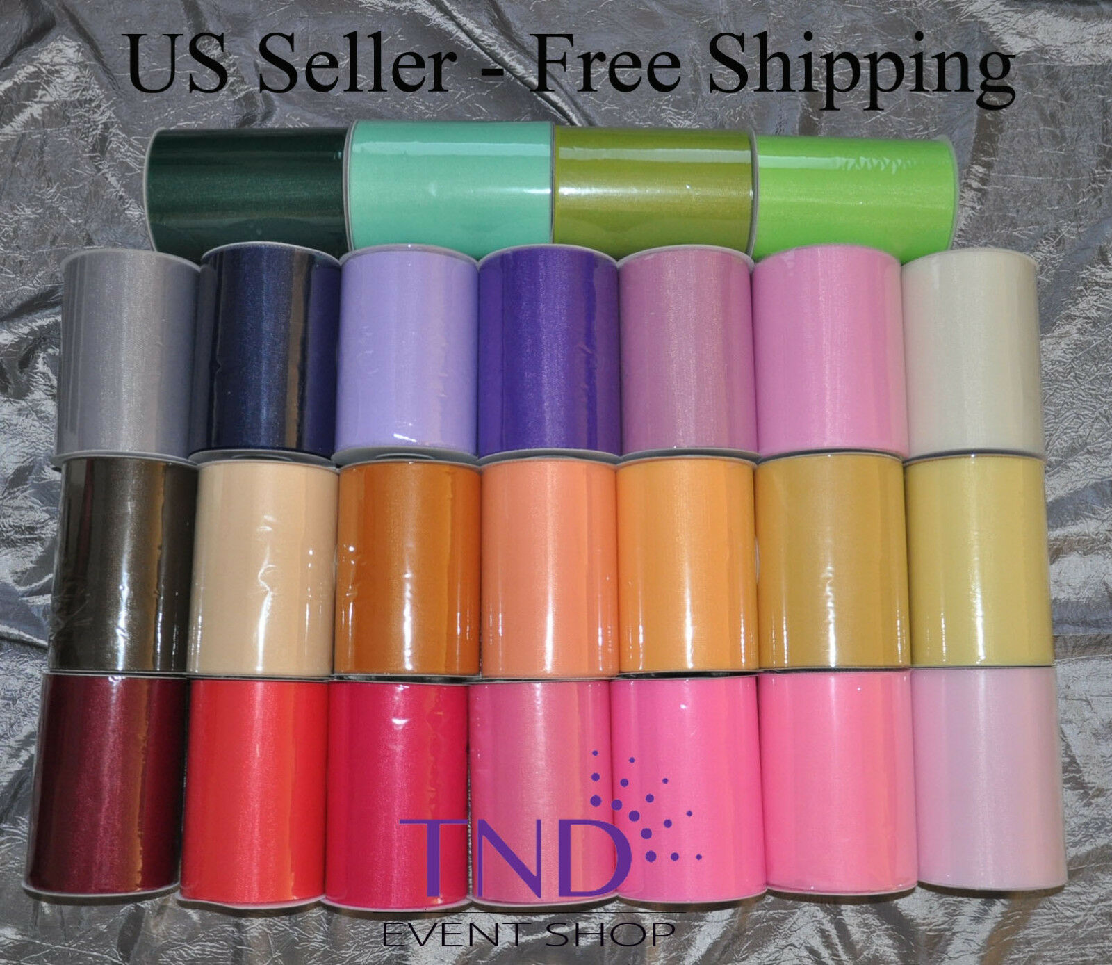 Tulle Roll Spool 6”x100 Yds (300 Ft) Tutu Wedding Bow Gift Craft Decoration