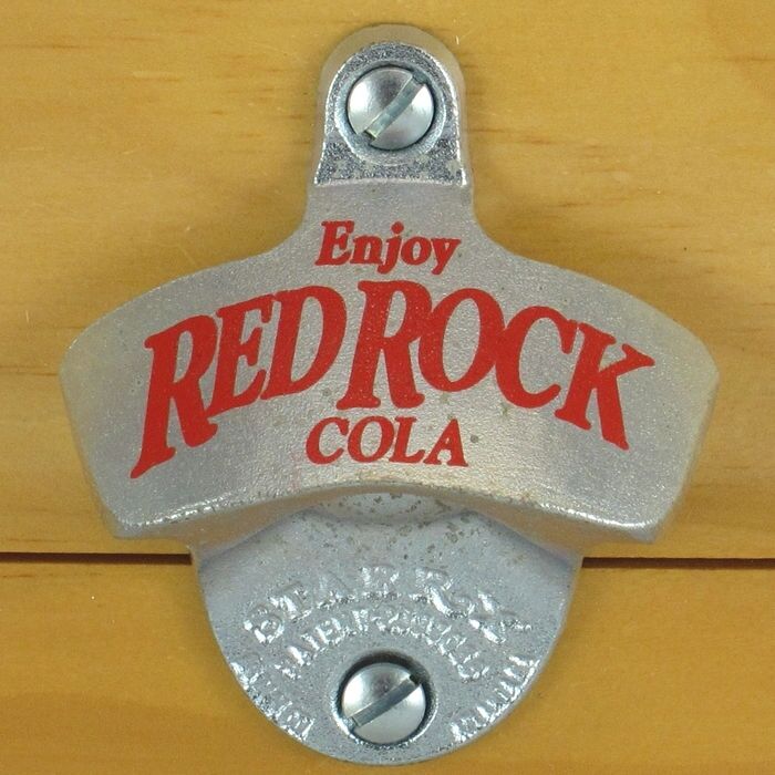 Red Rock Cola Starr X Wall Mount Bottle Opener New!