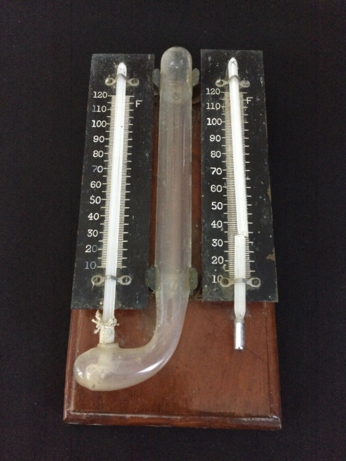 Vintage Antique Thermometer Hygrometer