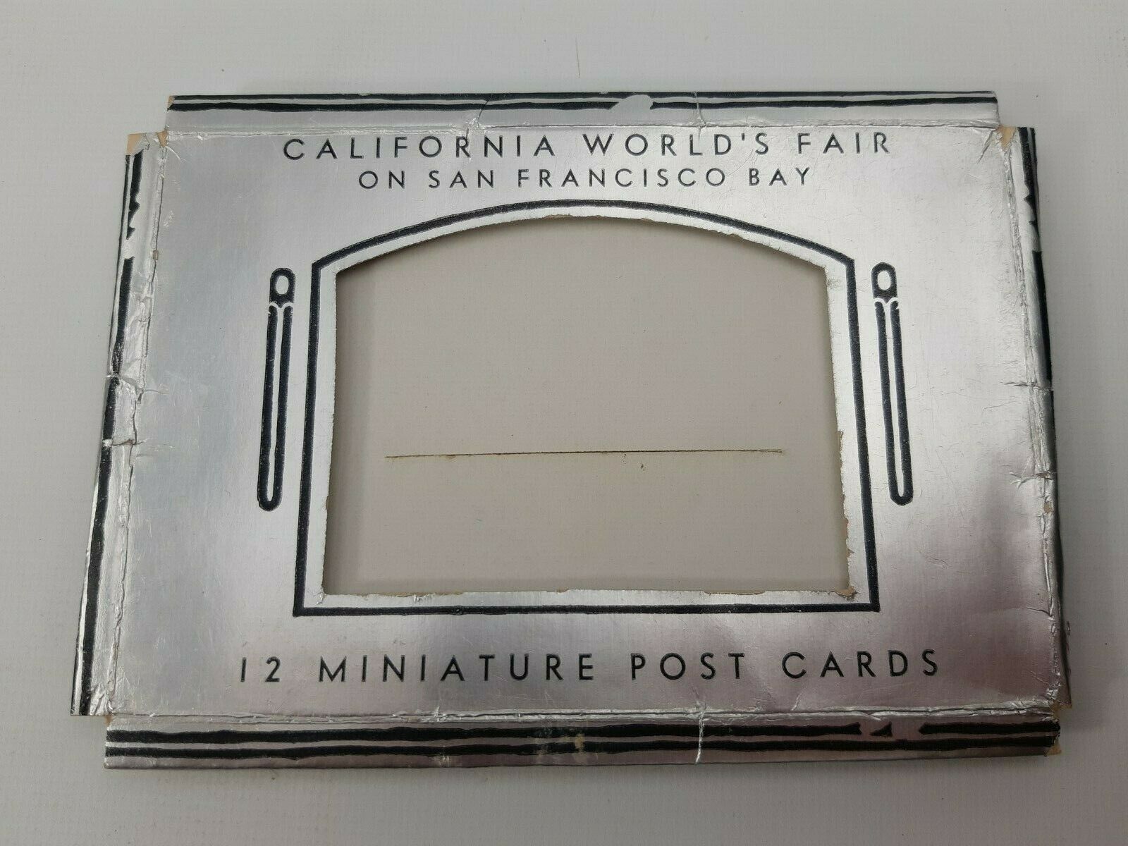 Postcard Holder Envelope Packet Set No.4 World's Fair - San Francisco Bay 1939
