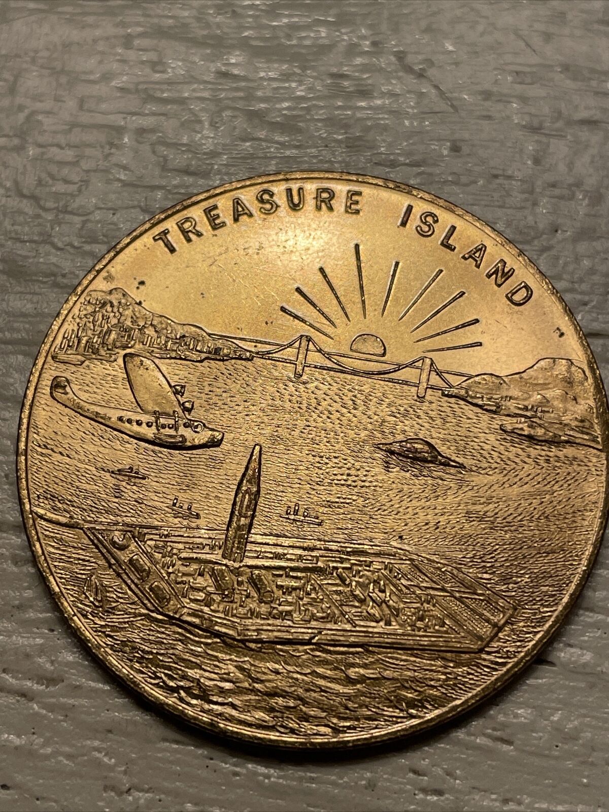 1939 Golden Gate International Exposition Coin San Francisco Bay Treasure Island
