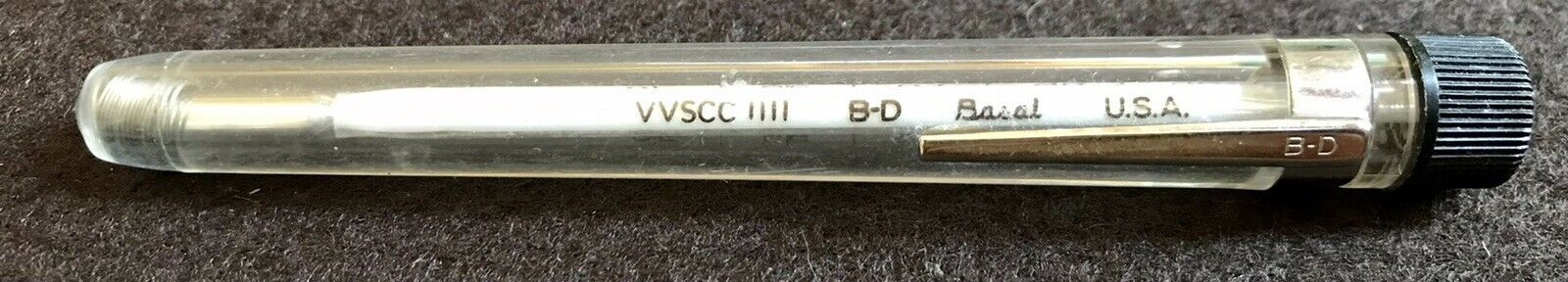 B-D BASAL THERMOMETER temperature VINTAGE Track Ovulation Fertility GLASS