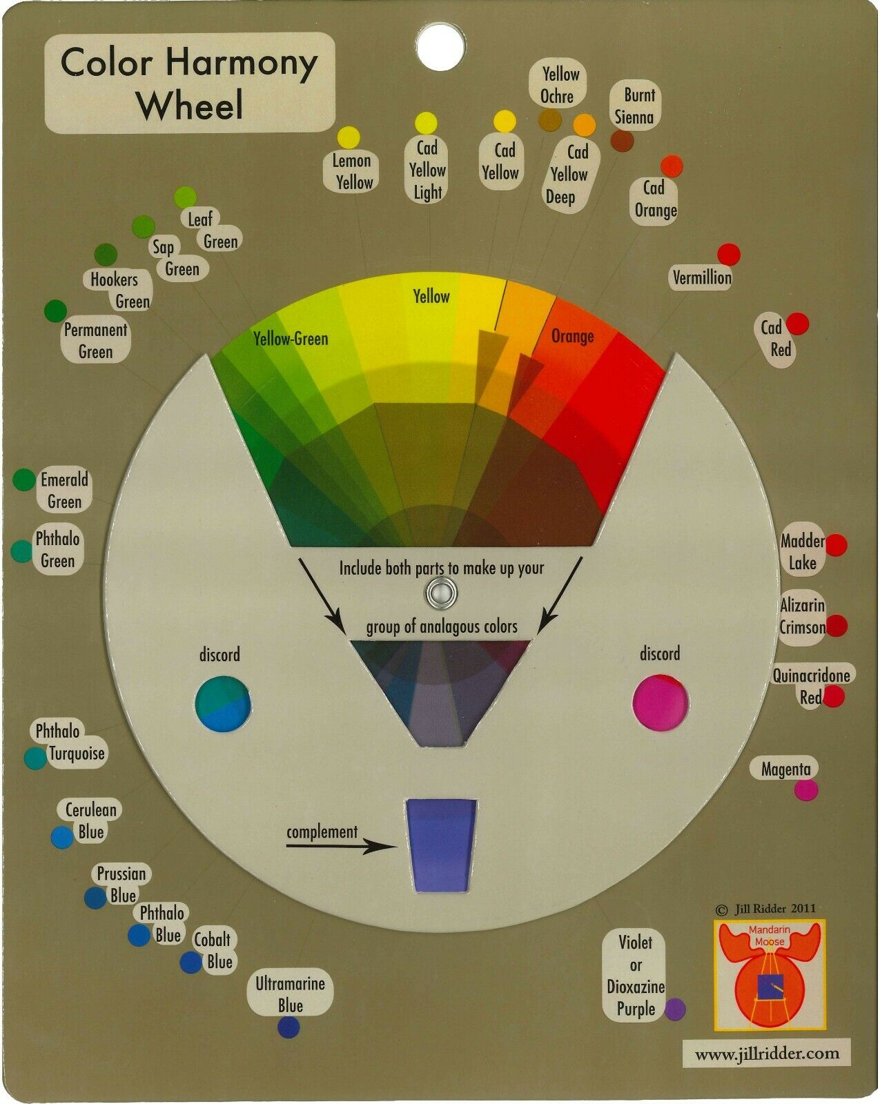 Color Harmony Wheel by Mandarin Moose - The Perfect Tool for Outstanding Art