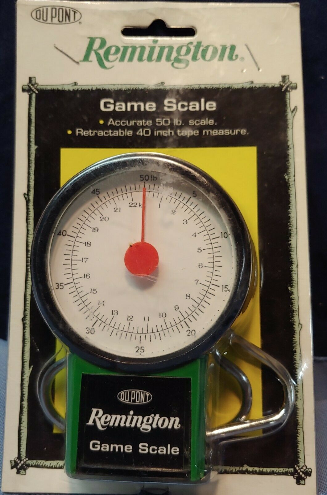 Dupont Remington Small Game Scale In Package With Tape Measure.