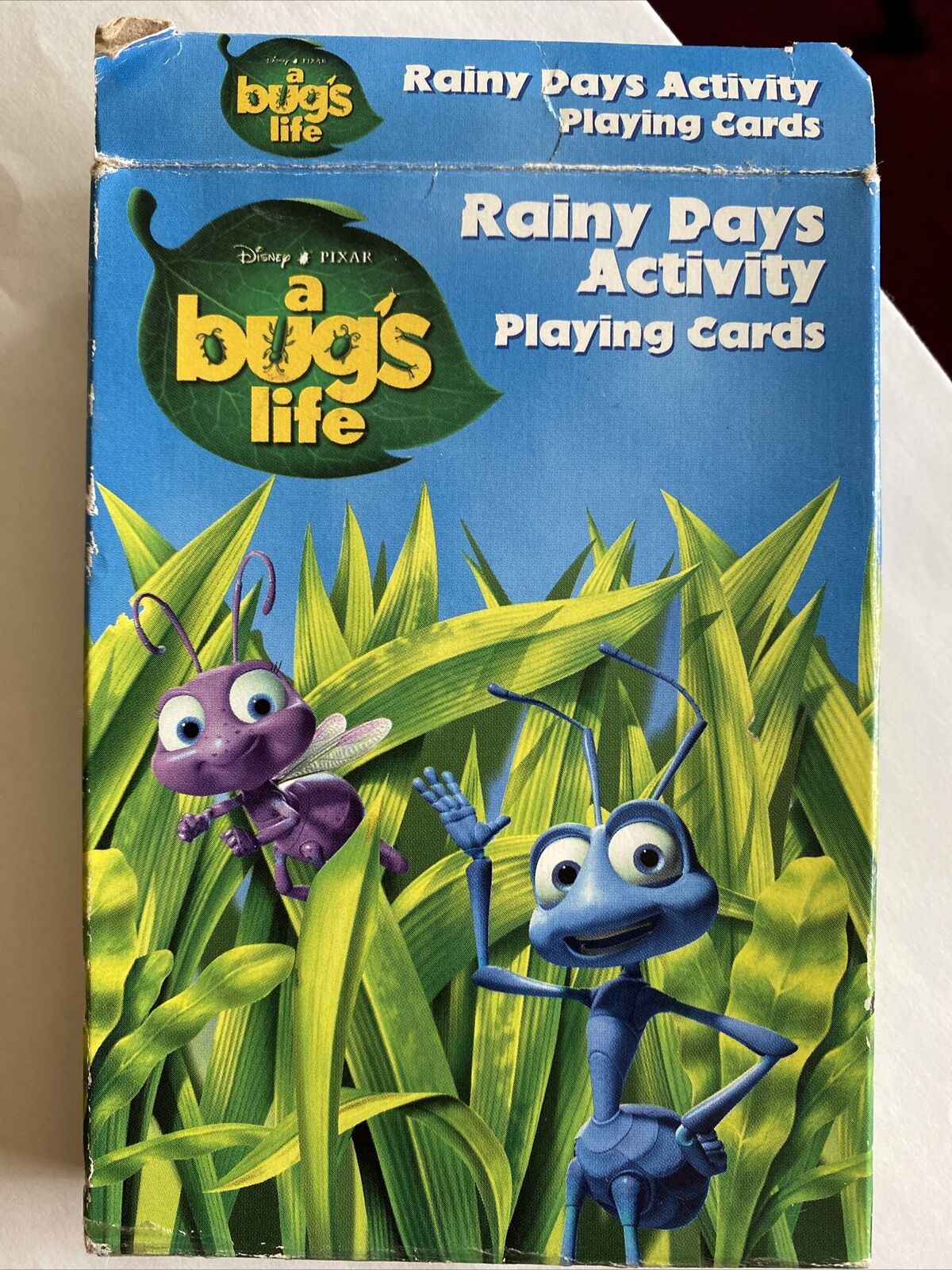 Disney Pixar A Bug's Life Large Playing Cards Rainy Day Activity