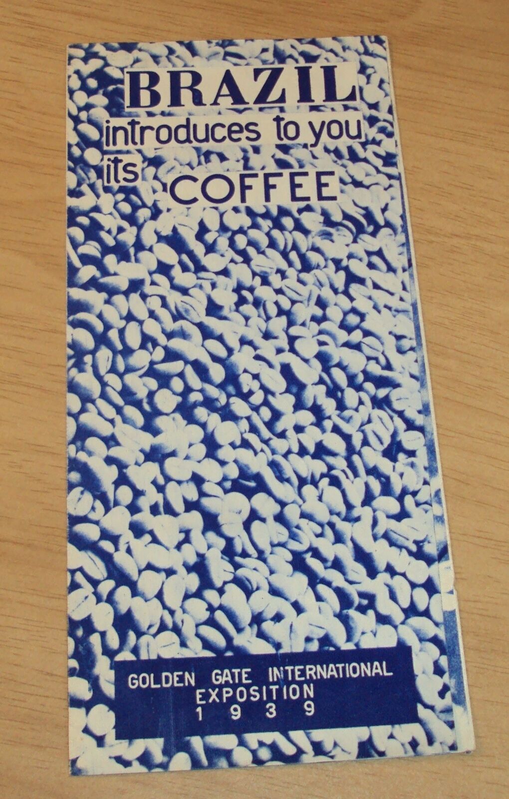 1939 Golden Gate Expo Brochure~"brazil...coffee"~world's Fair~san Francisco Ca~