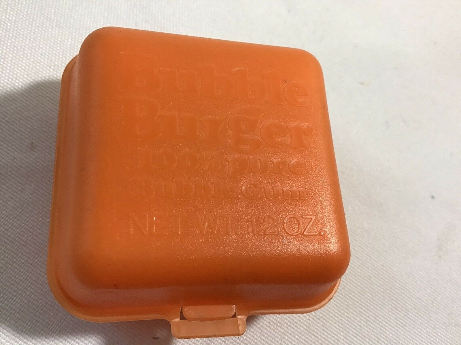 Vintage Bubble Burger Box Gum Container 1980s Fleer Corp