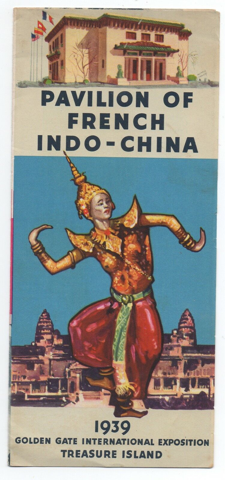 1939 GGE World's Fair Brochure from the Pavilion of French Indo China